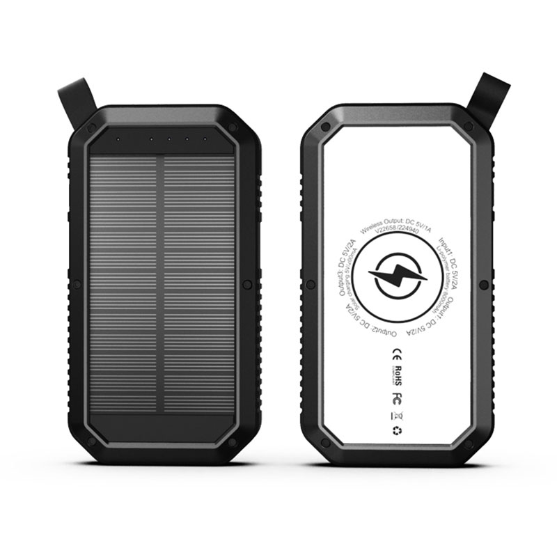 Які переваги водонепроникного акумулятора Solar Power Bank 20000mAh порівняно зі звичайними акумуляторами Power Bank?